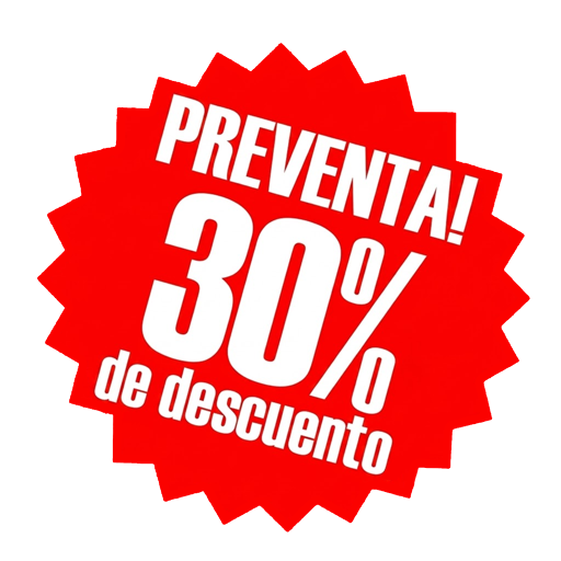 Preventa 30% Descuento